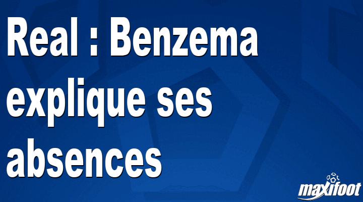 Real: Benzema spiega la sua assenza