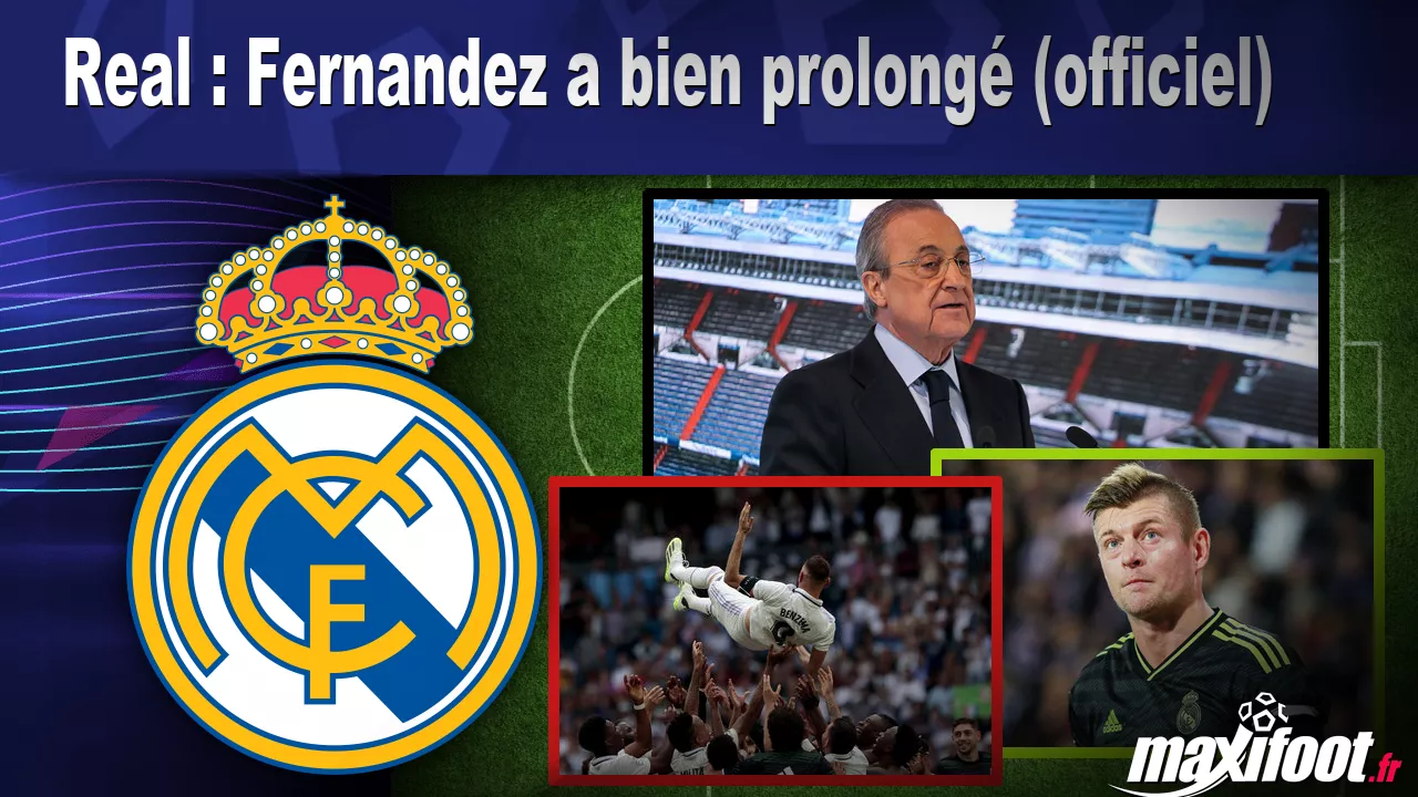 Real : Fernandez a bien prolong (officiel) – Football