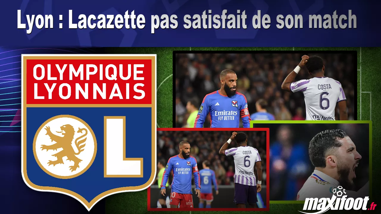 Brèves Actus Foot: Lyon : Lacazette pas satisfait de son match - Football thumbnail