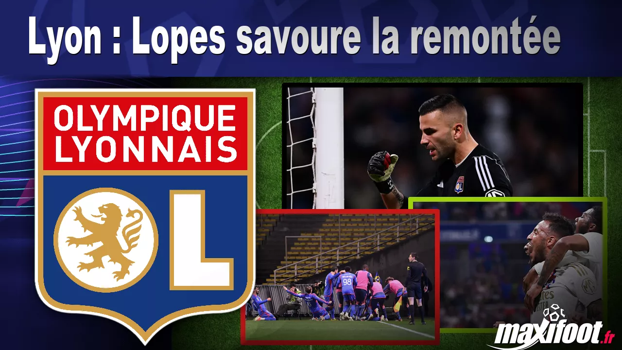 Lyon : Lopes savoure la remonte - Football thumbnail