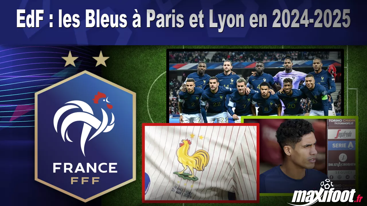 EdF : les Bleus Paris et Lyon en 2024-2025 - Football thumbnail
