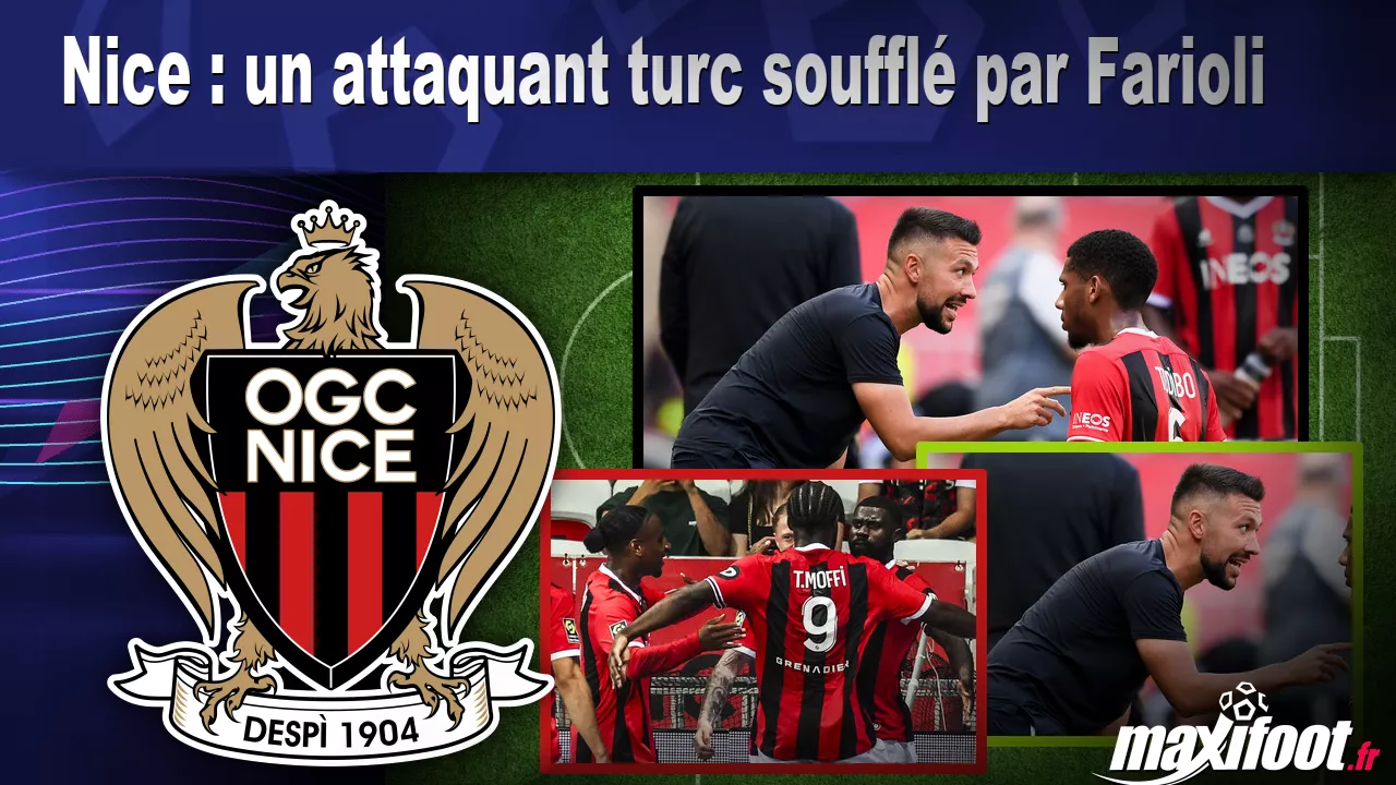 Nice: Farioli'yi şaşkına çeviren Türk forvet - Futbol küçük resmi