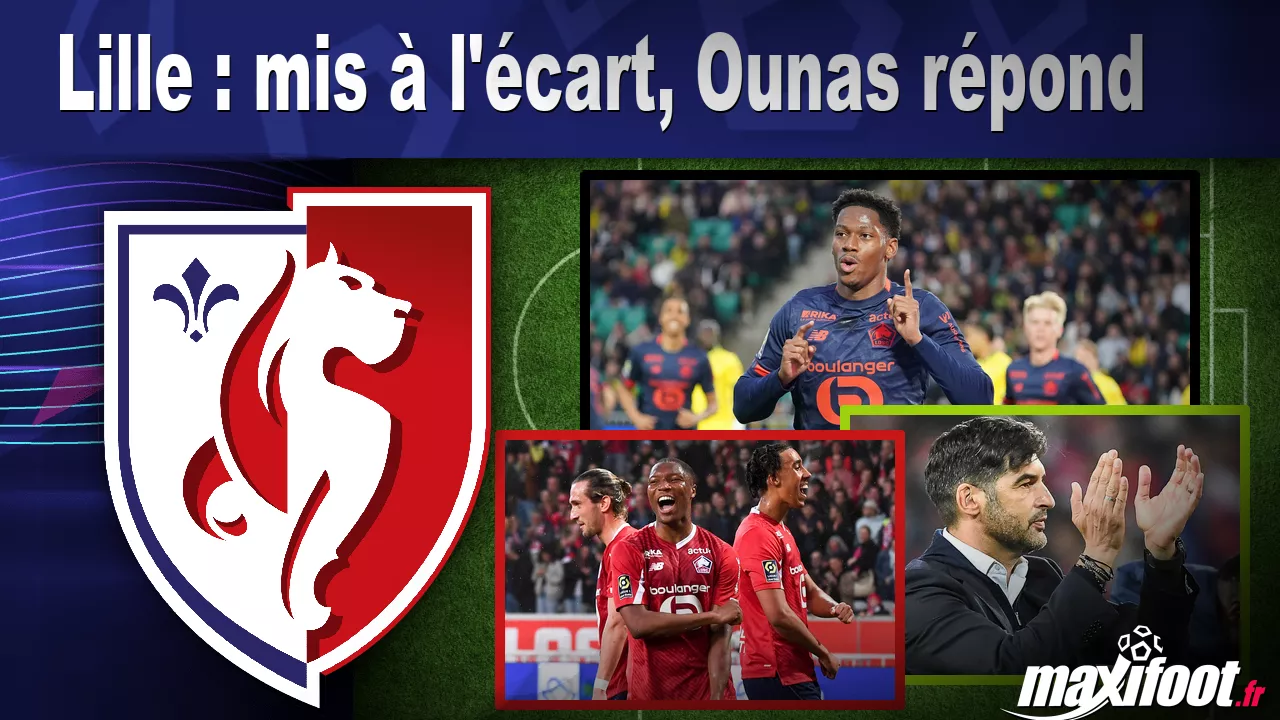 Lille : mis l'cart, Ounas rpond - Football thumbnail